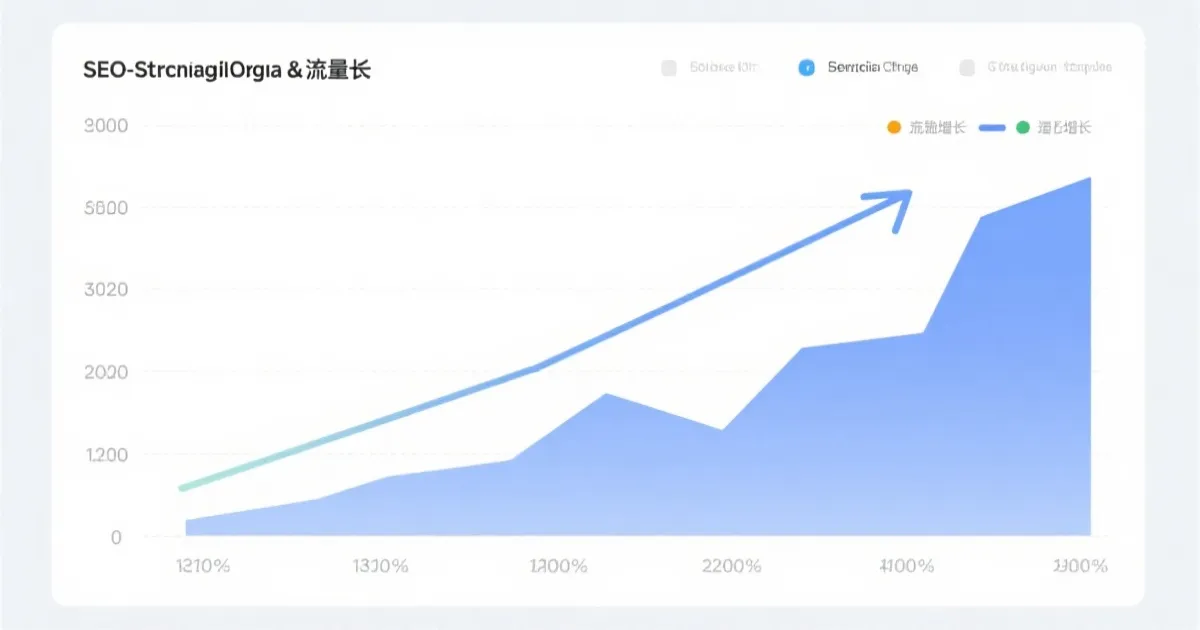 数据图表分析,体现SEO结构化数据与流量增长的关联